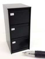 O33B Black Filing Cabinet