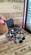 Standard 'Manual' Wheelchair - M189 blue