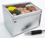 'Stainless Steel' Display Chiller with Fish on Ice - CH20Fish 