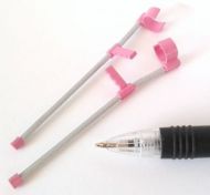 Bright Pink Pair of Crutches - M179BP