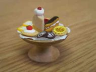 Cakes on a Wood Cakestand - F104
