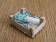 Leeks in wood box - F136