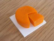 Red Leicester Cheese on board - F158
