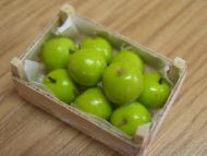 Granny Smith Apples in wood box - F178