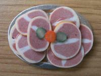 Ham Slices on platter - F77