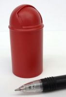 RED Bullet Top Kitchen Bin - H71R 
