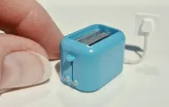 Toaster - Curved - Light Blue - H74LB