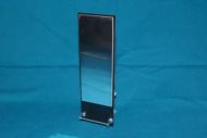 Hairdressing Mirror - Black with 'Chrome' Footrest - HD49