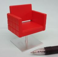 Stylist Chair - Square in Red - HD63