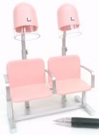 Dryer Bank - Pink Seats and Hoods-HD7P 