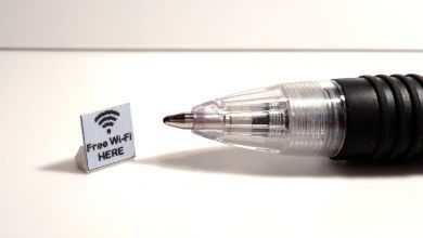 Table top 'FREE WI-FI' Sign - M264
