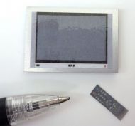Small Silver Wall Mounted Plasma TV - M272S 
