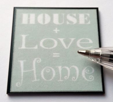 House+Love=Home Wall Plaque - M288