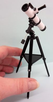 High Detail Astronomical Telescope in White - M301W 