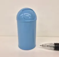 Bullet Topped Bin - Light Blue - H71LB
