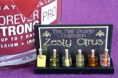 Nail Varnish Display - Zesty Citrus - HD50