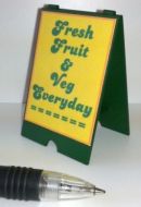 Green grocery 'A' Board Fresh Fruit & Veg - S116