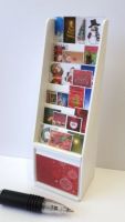 Greetings Card Display Stand - Narrow - EMPTY _S130E