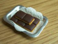 Caramel Shortcake slices in tray - S20