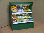 Greengrocery Display - Mirrored complete with Contents - S38MS