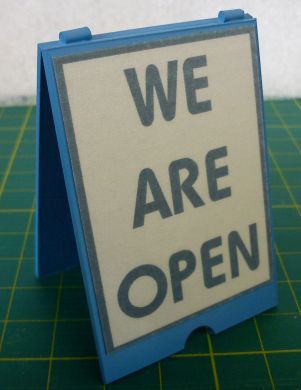 Open 'A' Board Sign - We are open - M203