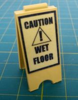 Wet floor sign - mini A Board - M204